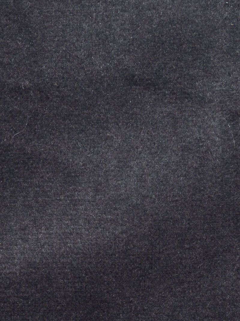 Lot de 2 rideaux occultants en velours à 8 œillets DOLCE Gris foncé - Kiabi