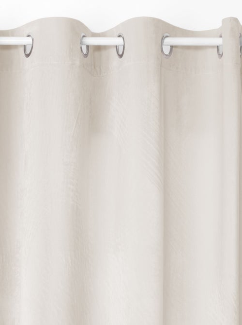 Lot de 2 rideaux occultants en velours à 8 œillets DOLCE - Kiabi Lot de 2 rideaux occultants en velours à 8 œillets DOLCE - Kiabi