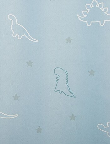 Lot de 2 rideaux occultants enfant phosphorescents DINOSAURES