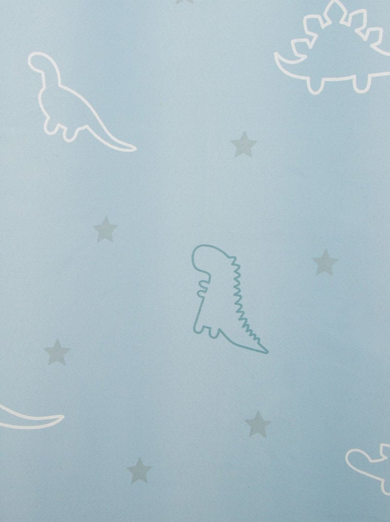Lot de 2 rideaux occultants enfant phosphorescents DINOSAURES Bleu - Kiabi