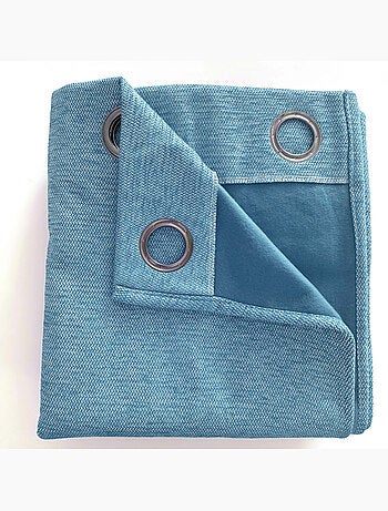 Lot de 2 rideaux occultants thermiques doublés polaire arctica