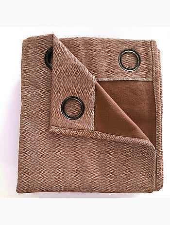 Lot de 2 rideaux occultants thermiques doublés polaire arctica