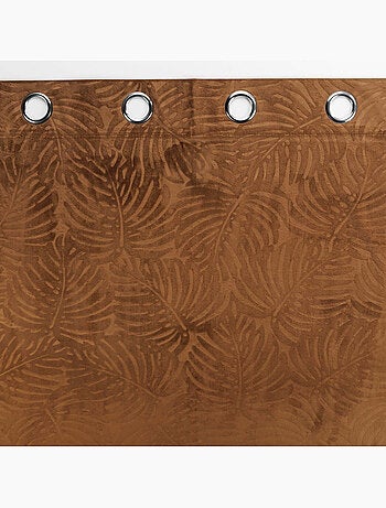 Lot de 2 Rideaux occutant en velours relief