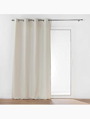 Lot de 2 Rideaux petite hauteur isolant thermique microfibre Micropolar