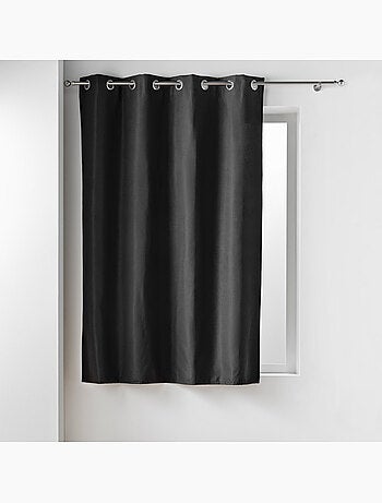 Lot de 2 Rideaux petite hauteur isolant thermique microfibre Micropolar