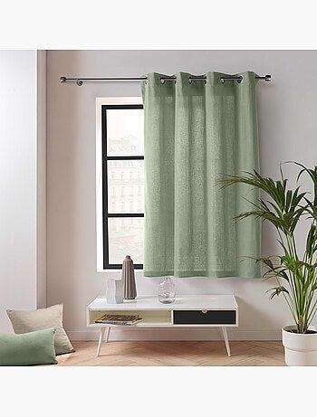 Lot de 2 Rideaux Petite Hauteur – Twily – Polycoton