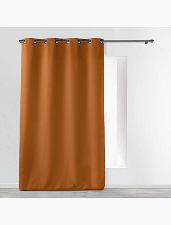 Lot de 2 rideaux à œillets petite hauteur – Polyester uni Epure