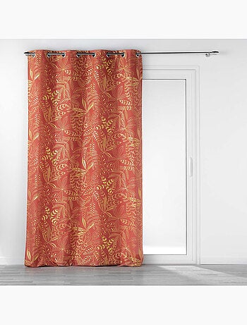 Lot de 2 Rideaux tamisant à oeillets