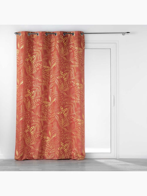 Lot de 2 Rideaux tamisant à oeillets - Kiabi