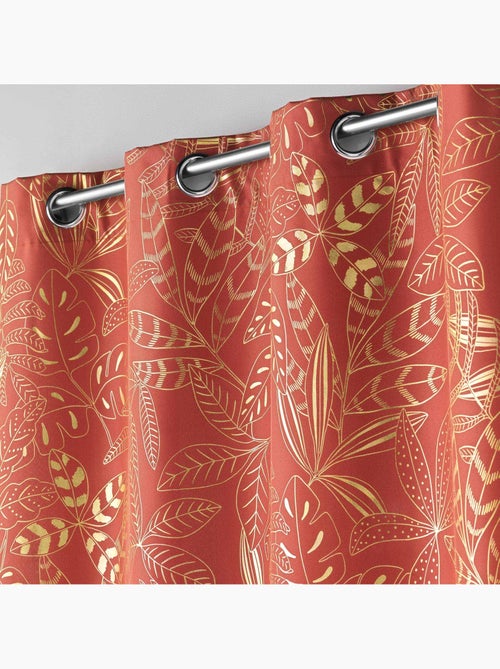 Lot de 2 Rideaux tamisant à oeillets - Kiabi