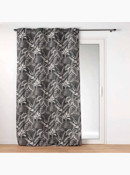 Lot de 2 Rideaux tamisant polyester imprimé - Kiabi