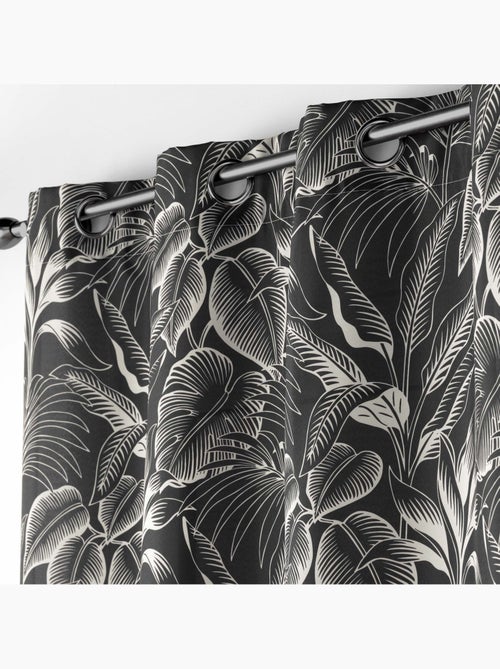 Lot de 2 Rideaux tamisant polyester imprimé - Kiabi