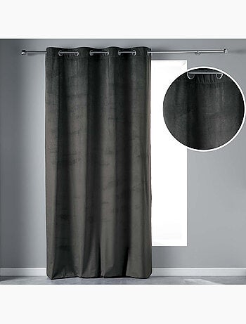 Lot de 2 Rideaux Tamisants à Œillets – Velours Doux – Velvetine