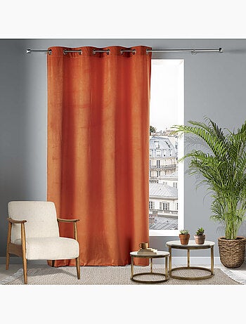 Lot de 2 Rideaux Tamisants à Œillets – Velours Doux – Velvetine