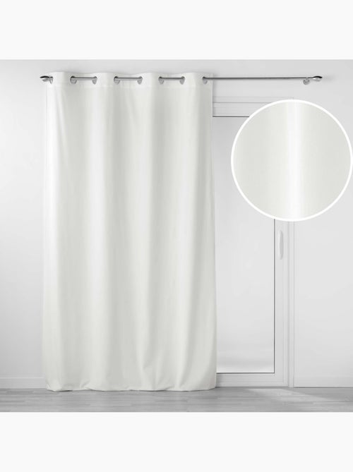 Lot de 2 Rideaux tamisants à œillets – Velours relief Velouriane - Kiabi