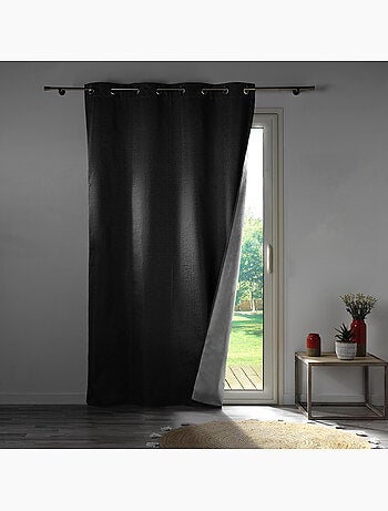 Lot de 2 Rideaux Thermiques – 100 % Occultants / Jacquard – Darko