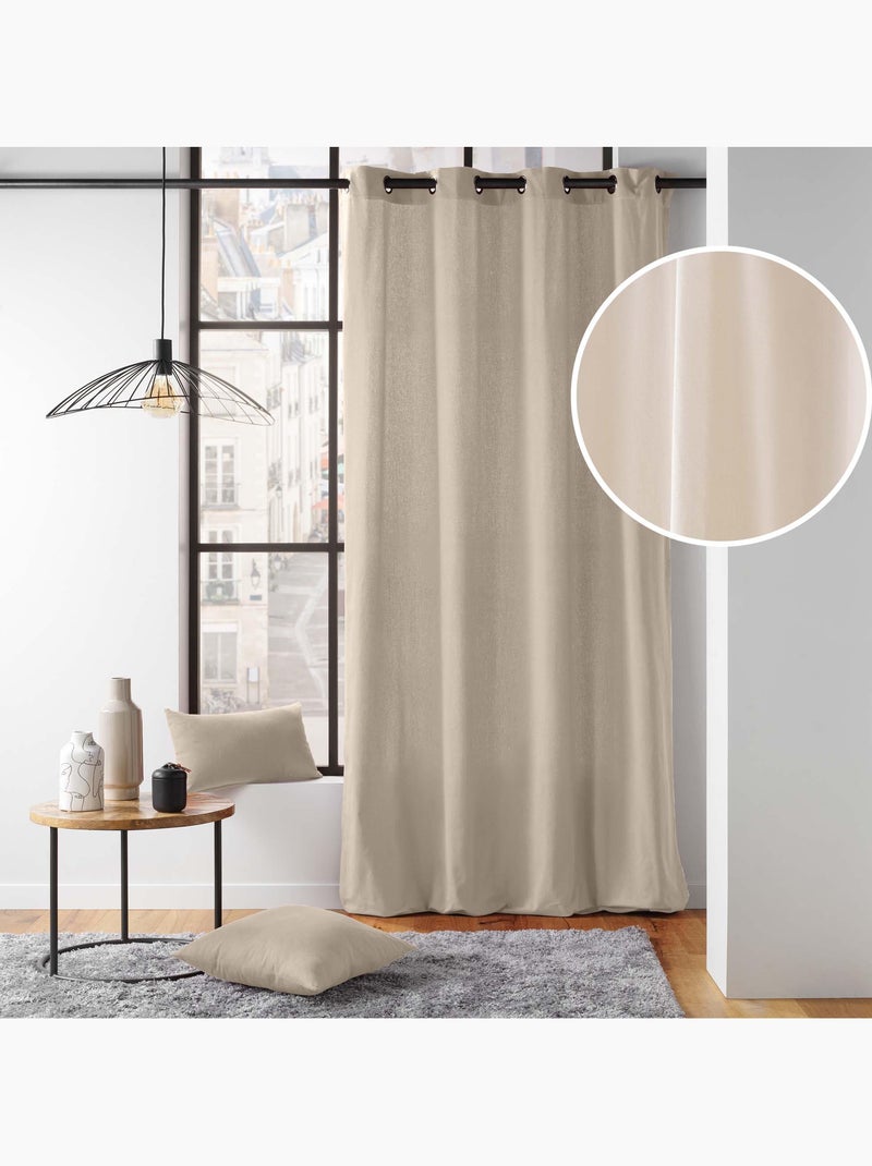 Lot de 2 rideaux – twily – polycoton Lin - Kiabi