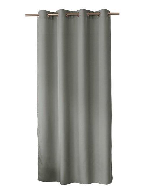 Lot de 2 Rideaux uni avec œillets - Kiabi