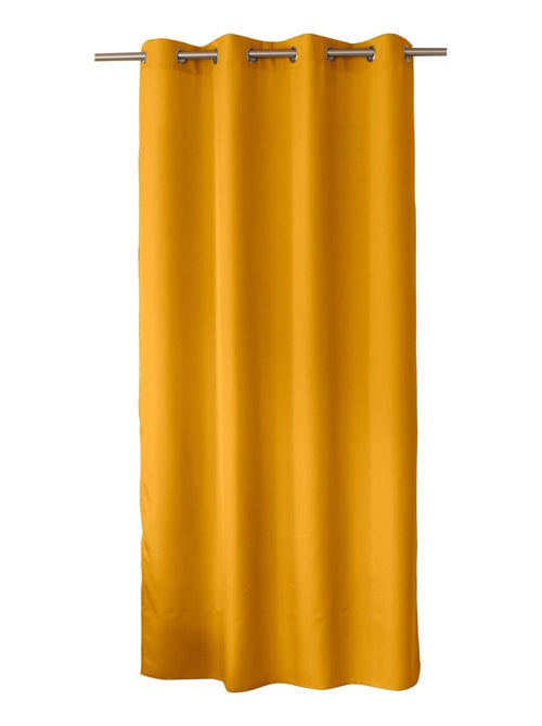 Lot de 2 Rideaux uni avec œillets - Kiabi