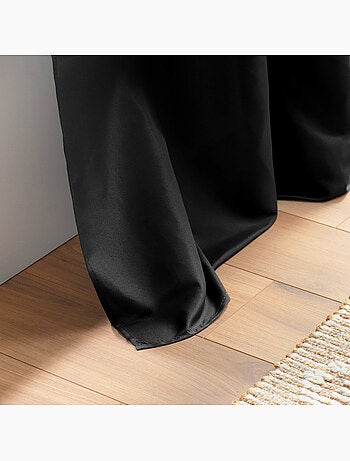 Lot de 2 Rideaux Unis à Œillets – Microfibre