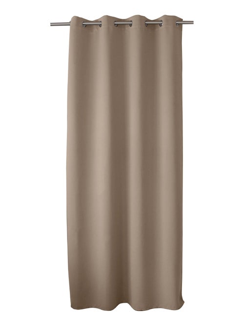 Lot de 2 Rideaux unis occultants avec œillets - Kiabi