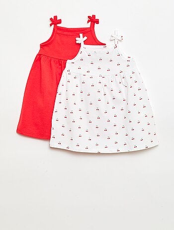 Lot de 2 robes à bretelles