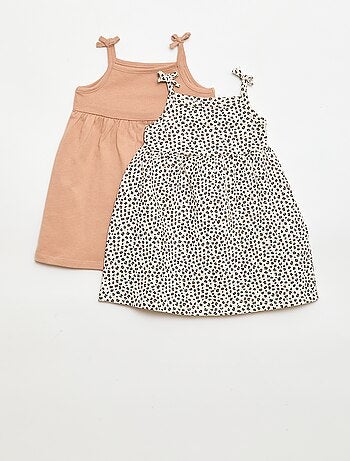 Lot de 2 robes à bretelles