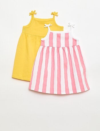 Lot de 2 robes à bretelles
