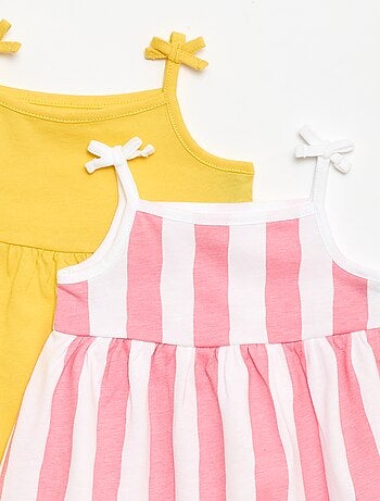 Lot de 2 robes à bretelles