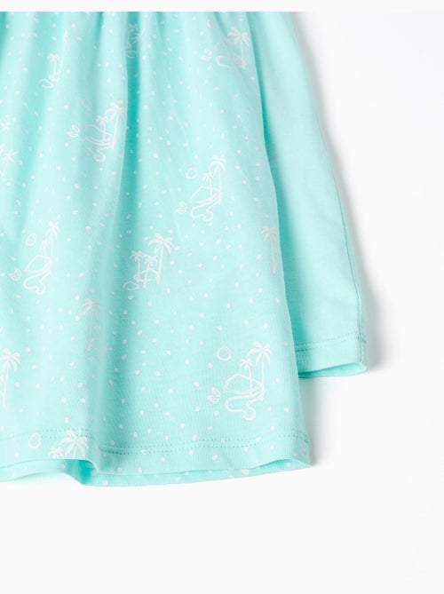 Lot de 2 robes à manches courtes unies/imprimées - Kiabi