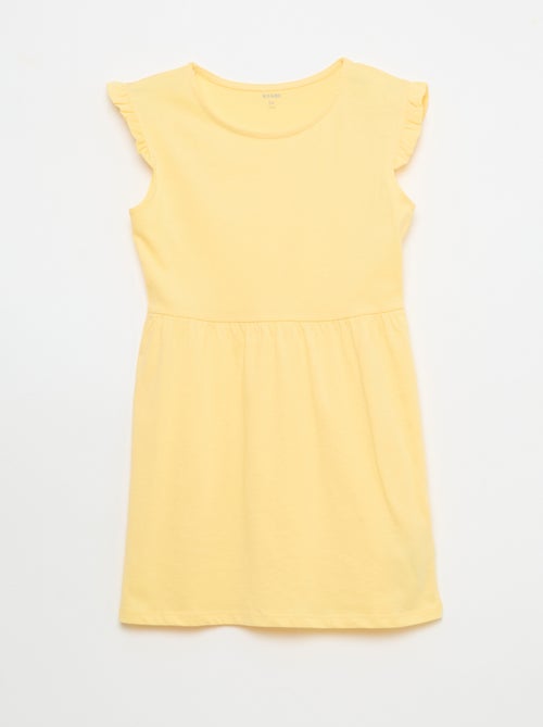 Lot de 2 robes en jersey sans manches avec volants - Kiabi