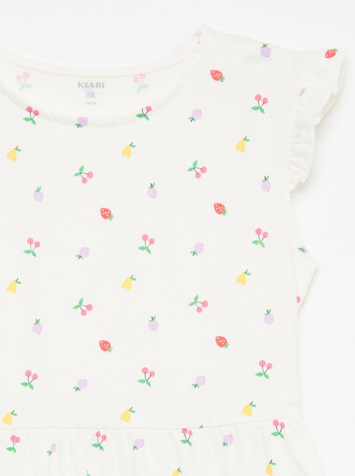 Lot de 2 robes en jersey sans manches avec volants - Kiabi