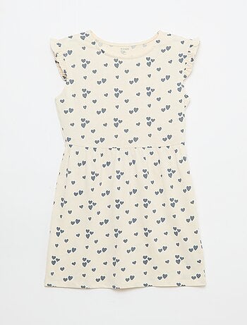 Lot de 2 robes en jersey sans manches avec volants