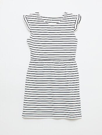 Lot de 2 robes en jersey sans manches avec volants