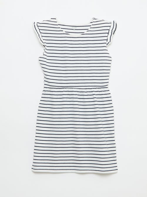 Lot de 2 robes en jersey sans manches avec volants - Kiabi