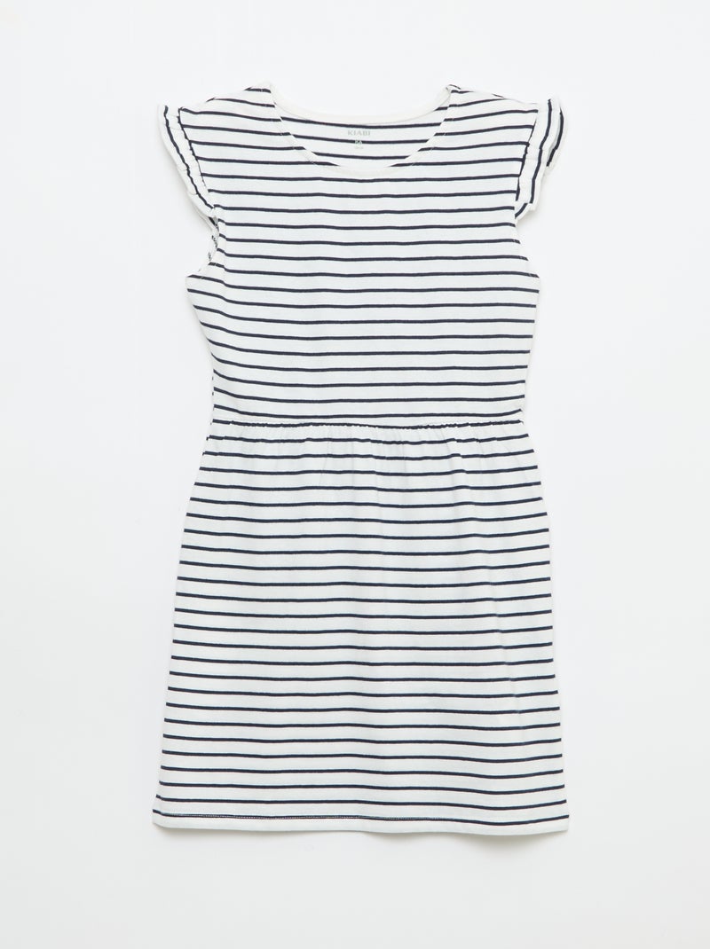 Lot de 2 robes en jersey sans manches avec volants Rose - Kiabi