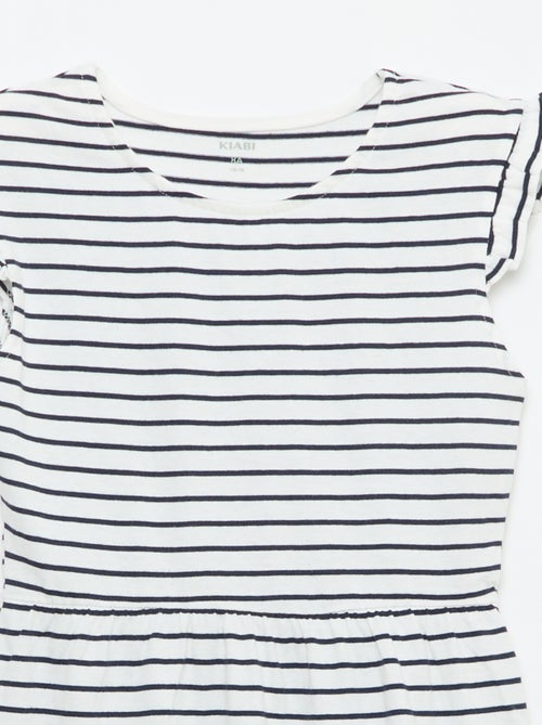 Lot de 2 robes en jersey sans manches avec volants - Kiabi