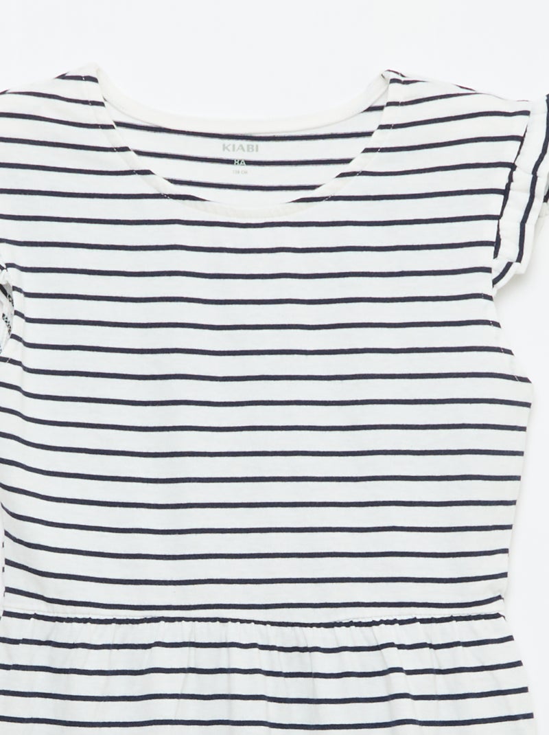 Lot de 2 robes en jersey sans manches avec volants Rose - Kiabi