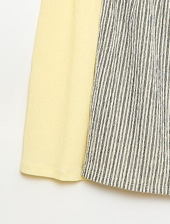Lot de 2 robes en maille crêpée