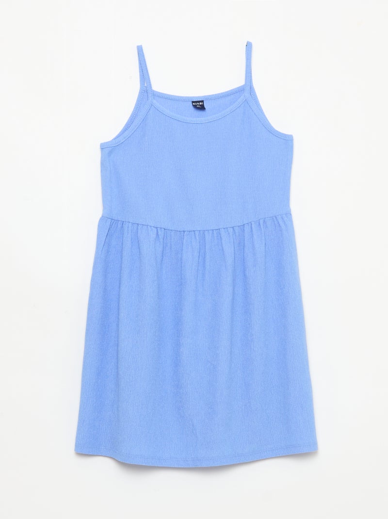 Lot de 2 robes en maille crêpée Orange - Kiabi