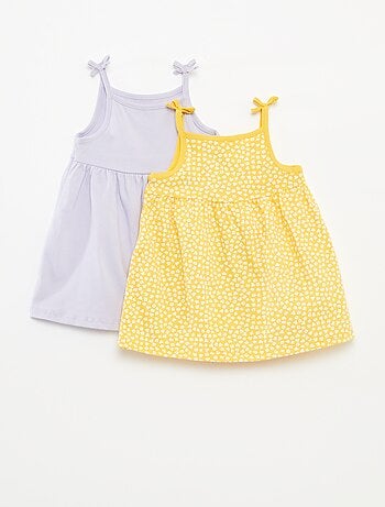 Lot de 2 robes légères à fines bretelles - 2 pièces