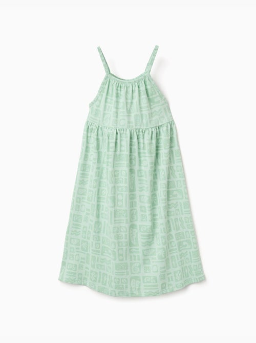 Lot de 2 robes sans manches unies et imprimées - Kiabi