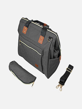 Lot de 2 sacs à langer multifonction pour bébé 12 poches avec trousse isotherme - Monsieur Bébé