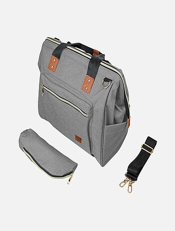 Lot de 2 sacs à langer multifonction pour bébé 12 poches avec trousse isotherme - Monsieur Bébé