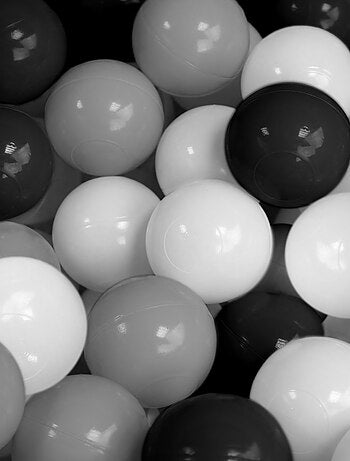 Lot de 2 sacs de 100 balles de jeu ou de piscine 5,5 cm - Monsieur Bébé