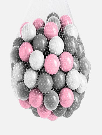 Lot de 2 sacs de 100 balles de jeu ou de piscine 5,5 cm - Monsieur Bébé