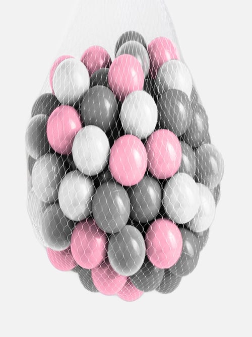 Lot de 2 sacs de 100 balles de jeu ou de piscine  5,5 cm - Monsieur Bébé - Kiabi