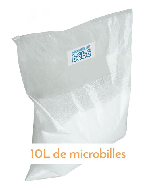 Lot de 2 sacs de recharge microbilles avec fermeture zippée - Monsieur Bébé - Kiabi