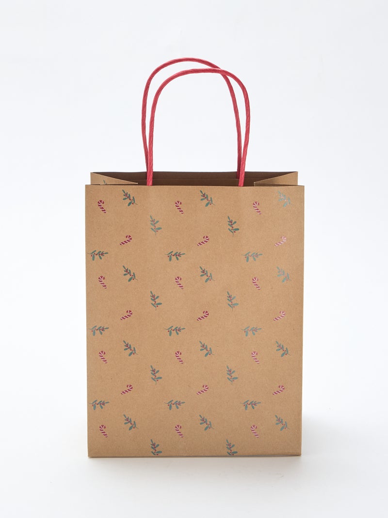 Lot de 2 sacs en papier Rouge - Kiabi