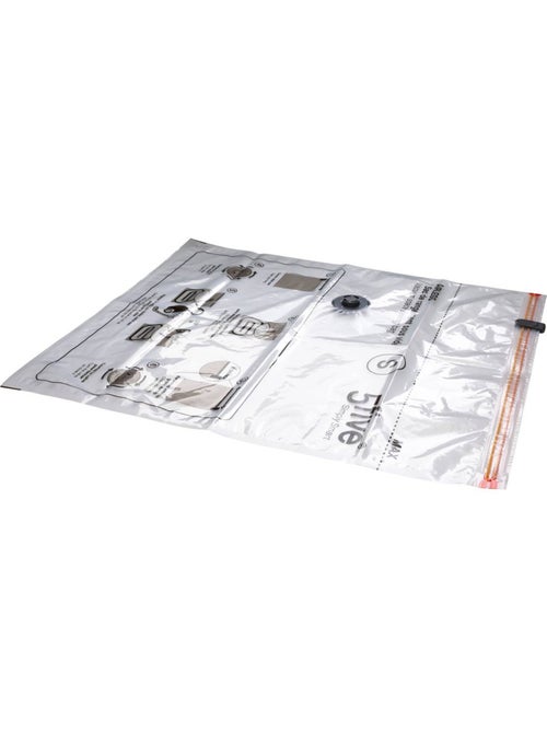 Lot de 2 sacs sous vide pour compression de vêtements air - Kiabi